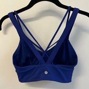 lululemon Strappy Blue Sports Bra 4